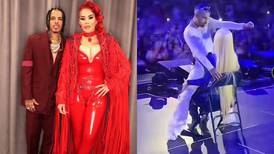 Rauw Alejandro le baila sensualmente a Ivy Queen durante su concierto