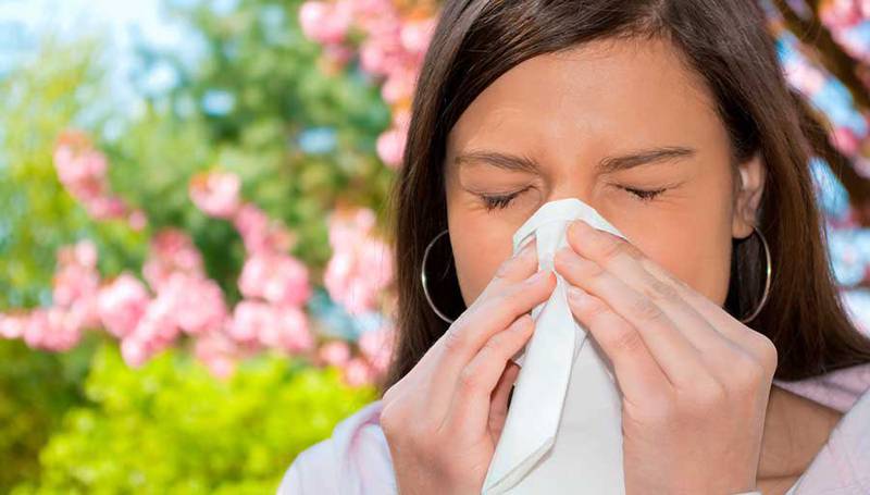 polén causante de alergias