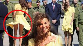 El momento más bochornoso de Kate Middleton ¡Un militar casi le ve todo!