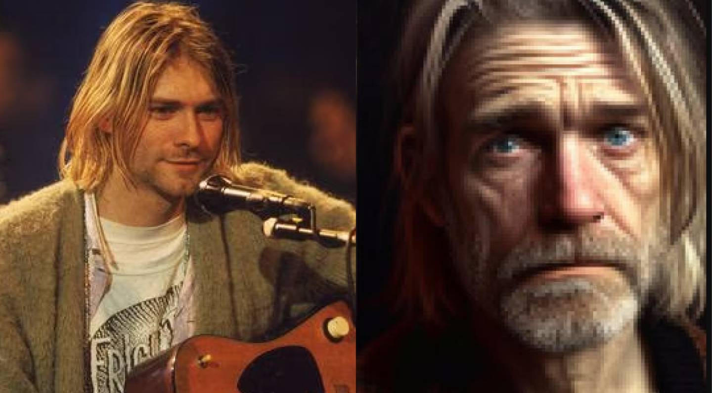 Kurt Cobain fue revivido gracias a la Inteligencia Artificial