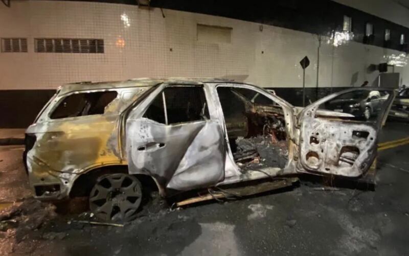 Incendian autos de jugadores del Santos