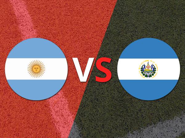 Argentina y El Salvador se miden en un partido amistoso