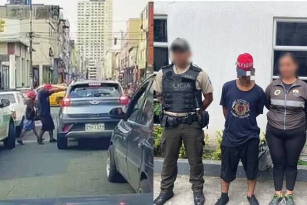 Detienen a menor de 15 años que fue captado asaltando a ocupantes de un vehículo en Guayaquil: esto es lo que se sabe