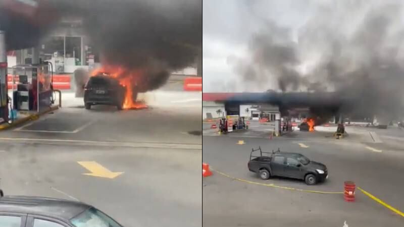 Explosión de un coche bomba en gasolinera de Santo Domingo