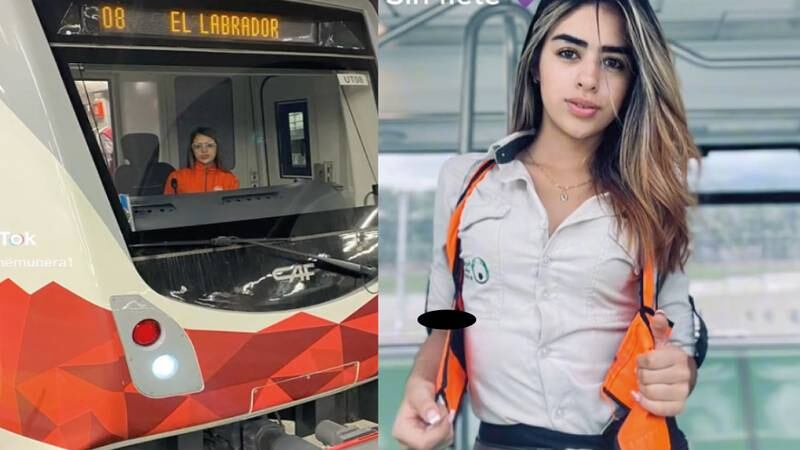 Katherine Munera conductora del Metro de Quito