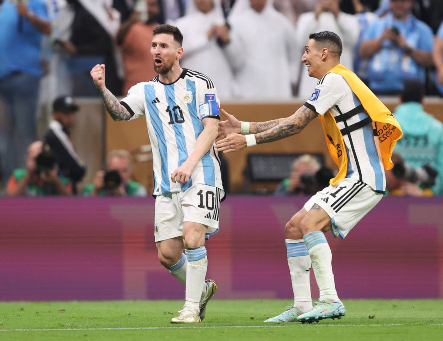 Messi brilló con Argentina en Qatar 2022.