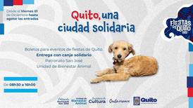 ¿Cómo canjear las entradas para los eventos por fiestas de Quito?