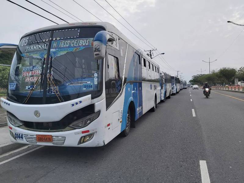 paro de transportistas en Guayquil