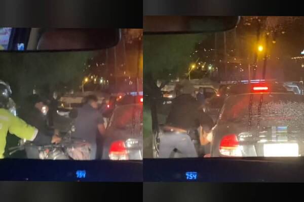 Quito: Atrapan a un hombre que habría robado un auto y se quedó atascado en el tráfico