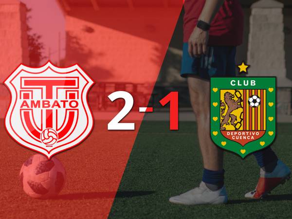 Técnico Universitario logró dar vuelta el marcador y vencer 2-1 a Deportivo Cuenca