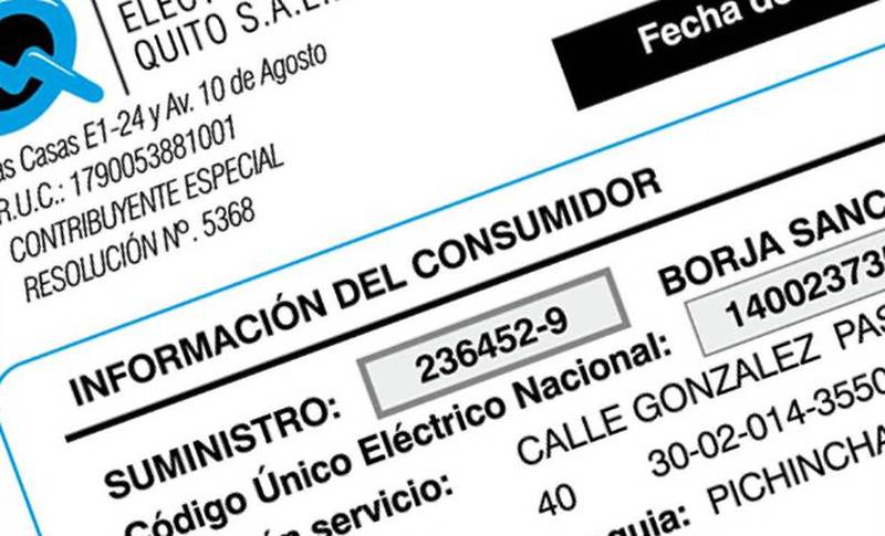 Se suspende la entrega de planillas de luz de manera física en Quito; Así puedes la puedes obtener