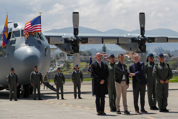 Así es el Hércules C-130H, el avión donado por Estados Unidos a Fuerzas Armadas de Ecuador 