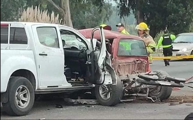Mortal accidente se registró este domingo en Salcedo.