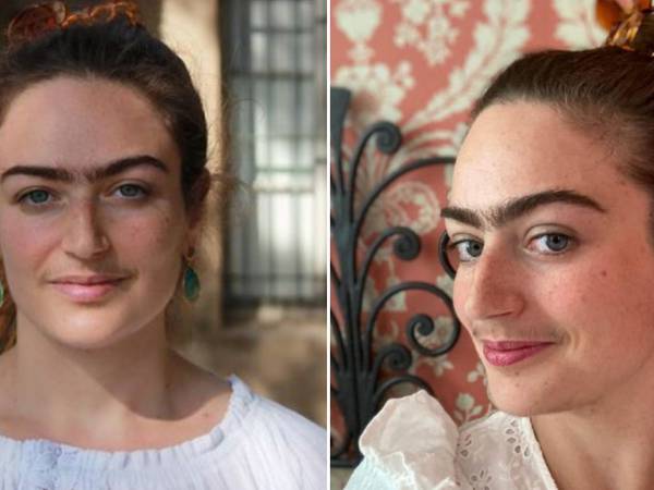 Mujer rechaza afeitar sus bigotes y cejas para sus citas: si la quieren que sea al natural
