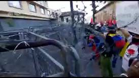 Protestas en Quito: dispersan marcha con gas lacrimógeno en Plaza Santo Domingo