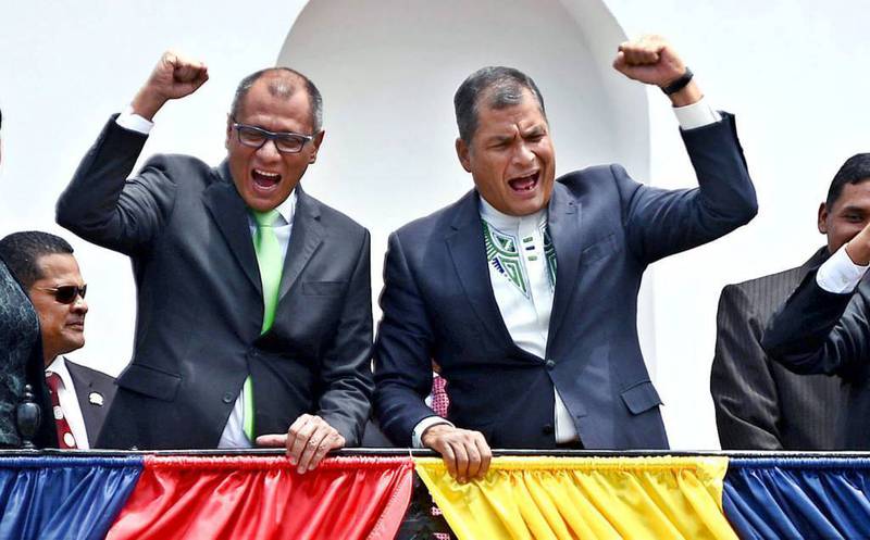 Rafael Correa y Jorge Glas podrían quedarse sin pensiones vitalicias
