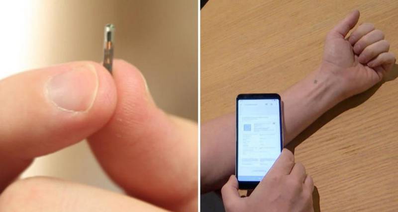 La tecnología avanza y este microchip implantado en la piel, lo confirma.