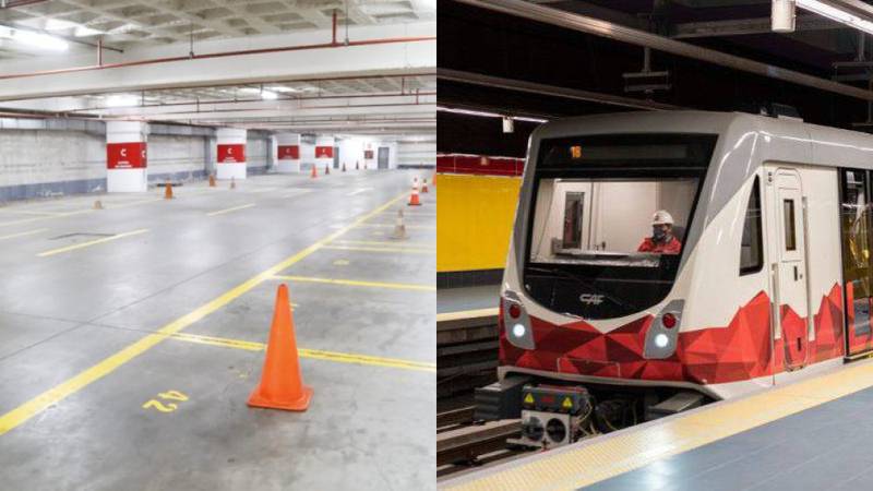 Los estacionamientos cerca del Metro de Quito que se podrán utilizar: Tendrán tarifa especial para usuarios
