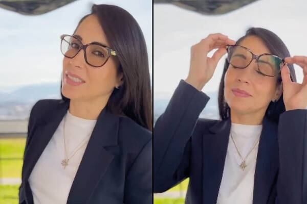 Luisa González pone fin a la polémica sobre sus lentes con fotos y videos