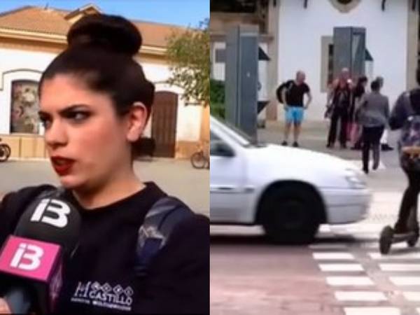 Mujer es atropellada luego de dar entrevista en vivo: el video se volvió viral