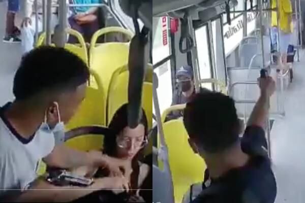 VIDEO: el momento en que delincuentes asaltaron y dispararon al interior de un bus en Guayaquil 