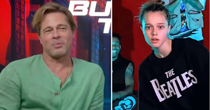 Brad Pitt imita los looks andróginos de su hija Shiloh