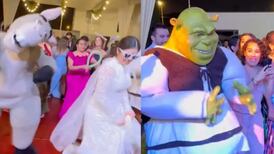 Esta pareja era muy fan de Shrek y su boda temática se volvió viral