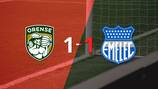 Orense logró sacar el empate de local frente a Emelec