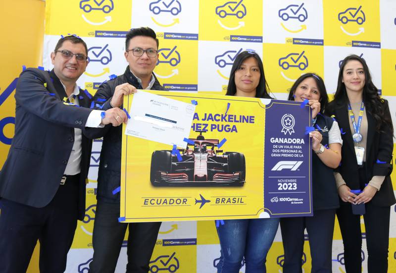 1001Carros.com premió a ganadora del viaje a la F1 en Sao Paulo