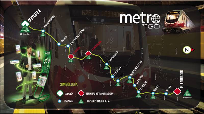 Paradas del Metro de Quito donde puedes leernos con Metro To Go
