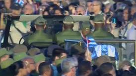 EN VIVO Se inicia caravana que traslada las cenizas de Fidel Castro