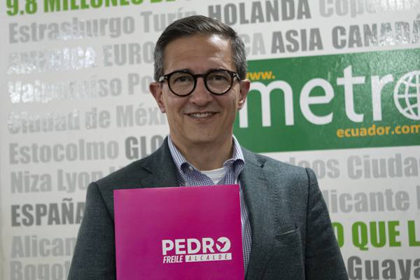 “Tenemos una ansiedad muy grande”: Pedro Freile, candidato a la alcaldía de Quito reacciona a los primeros resultados no oficiales