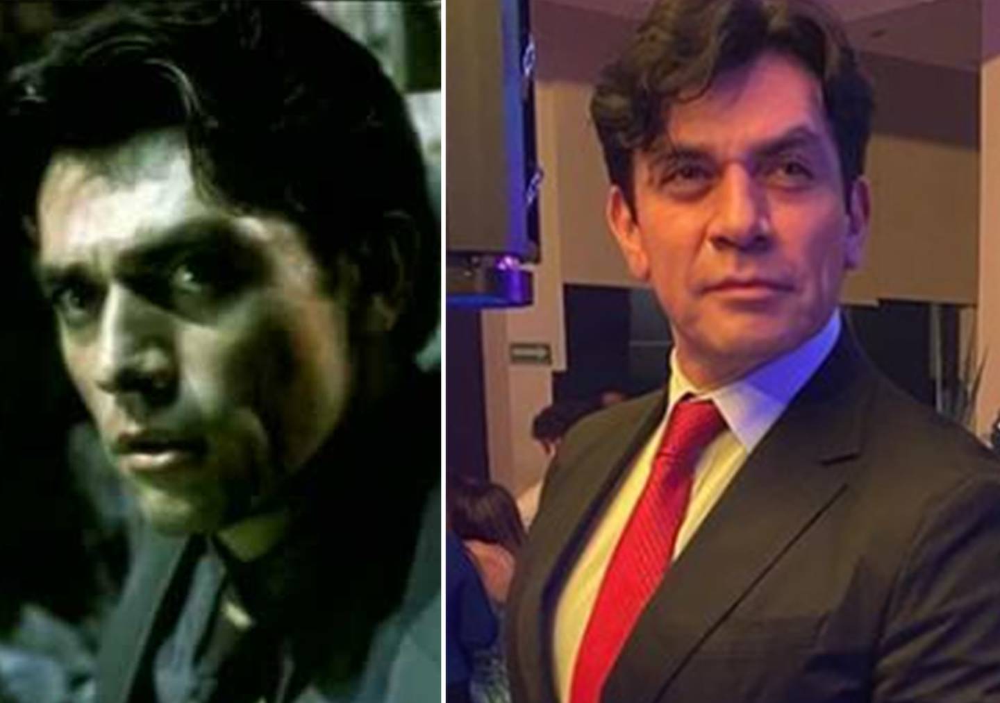 El actor Jorge Salinas en su cambio de apariencia desde Amores Perros hasta la actualidad.
