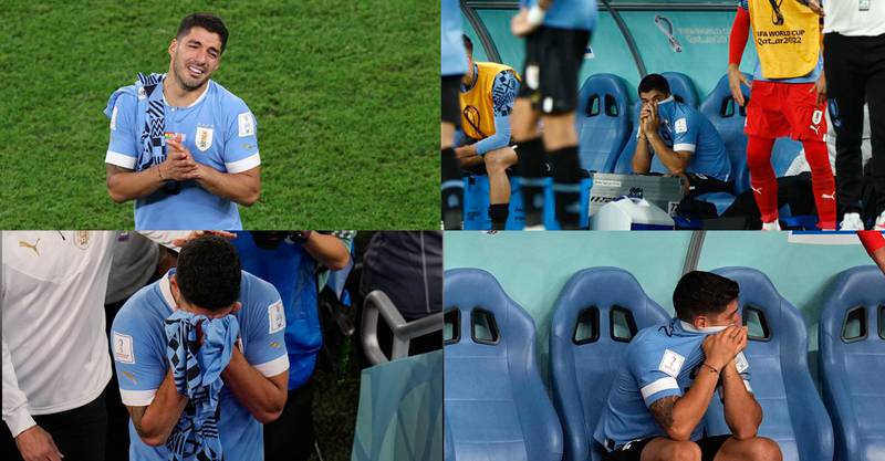 A pesar de la victoria, Uruguay no logró avanzar a octavos y se nota el sufrimiento de Suárez