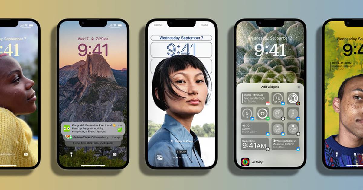 ¿Tienes un iPhone?  Así puedes agregar la hora y los widgets invisibles con la actualización de iOS 16 – Metro Ecuador