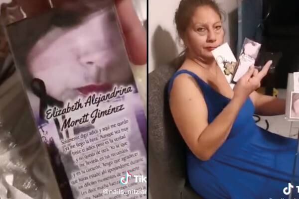 Mujer se hace viral en TikTok por realizar recuerdos para el día de su funeral