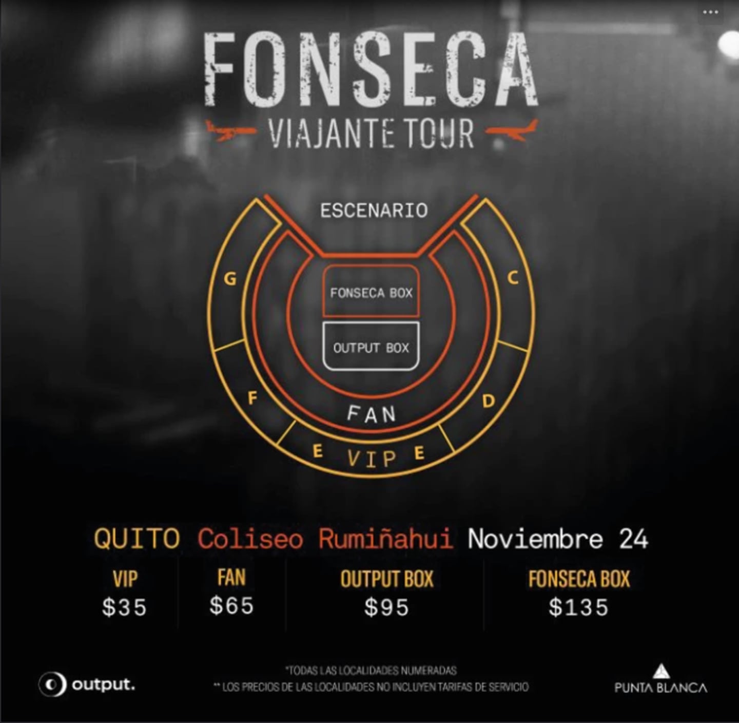 Concierto de Fonseca en Quito