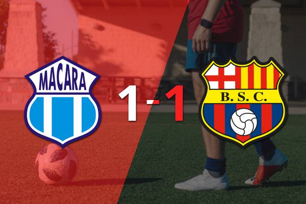 Barcelona empató 1-1 en su visita a Macará