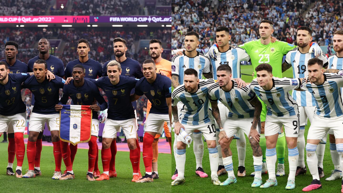 Mundial Qatar 2022: Argentina vs Francia