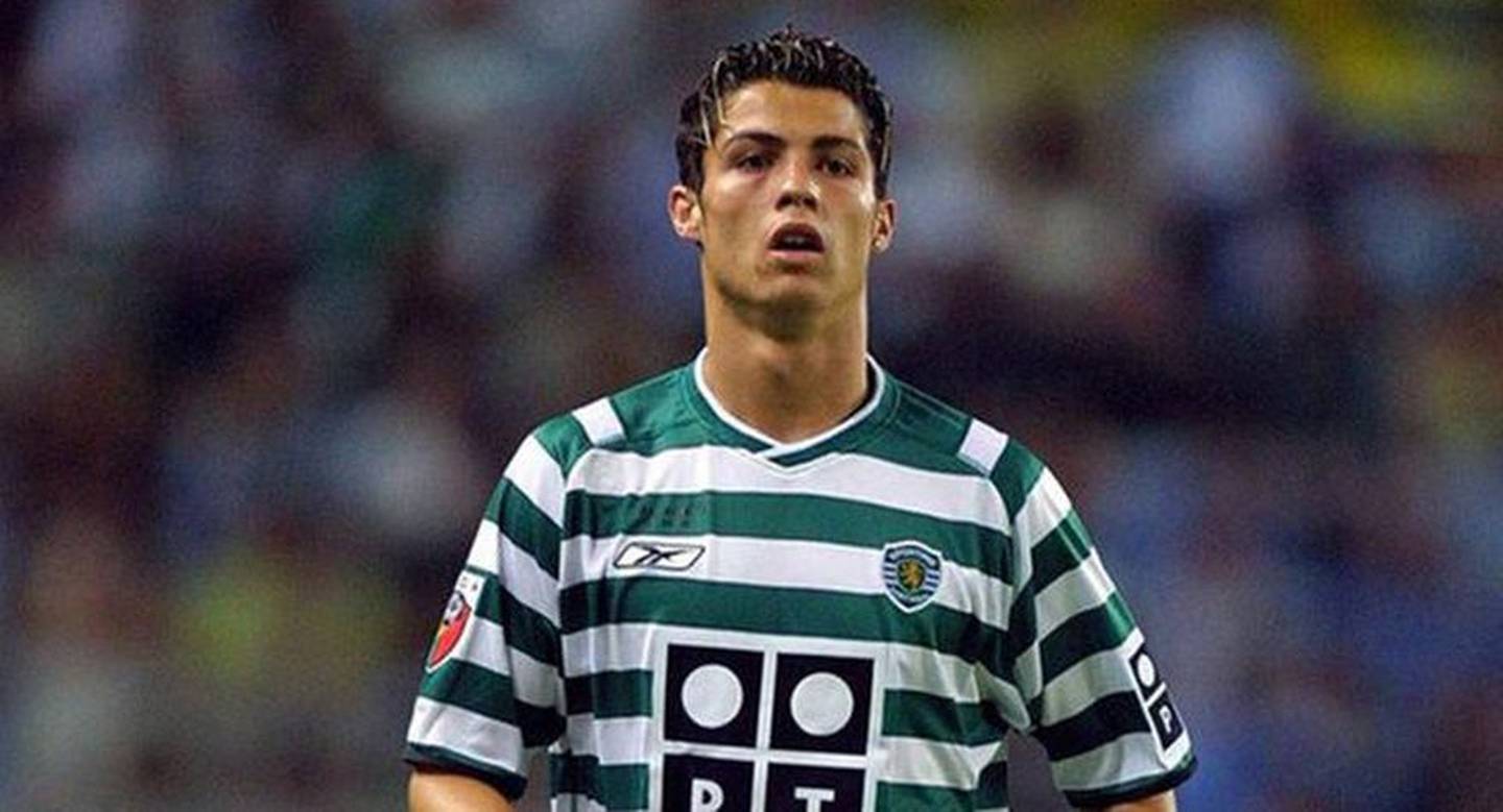 Cristiano Ronaldo cuando jugaba para el Sporting de Lisboa.