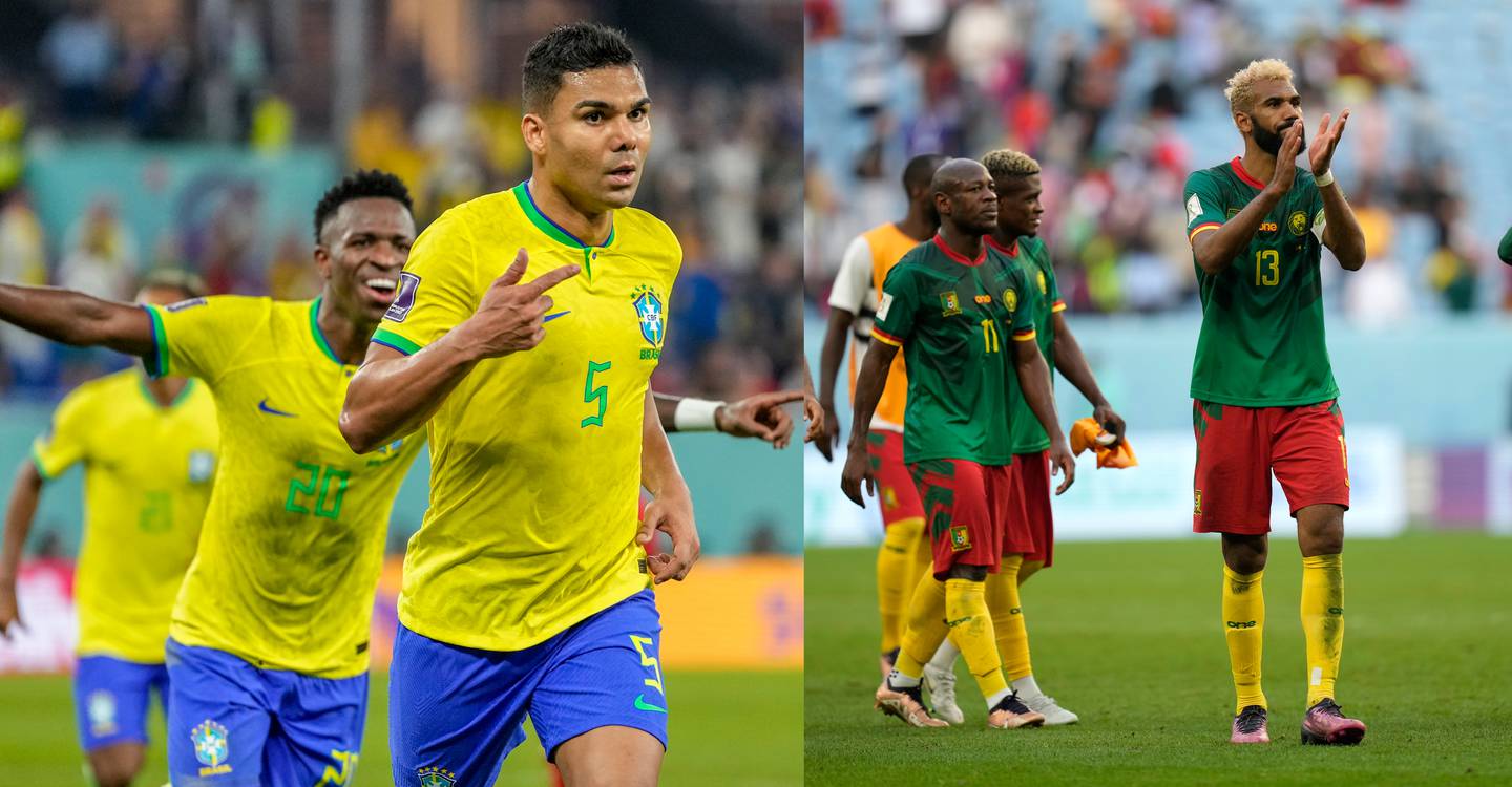 Camerún busca el milagro de ganarle a Brasil y tener oportunidades de clasificación