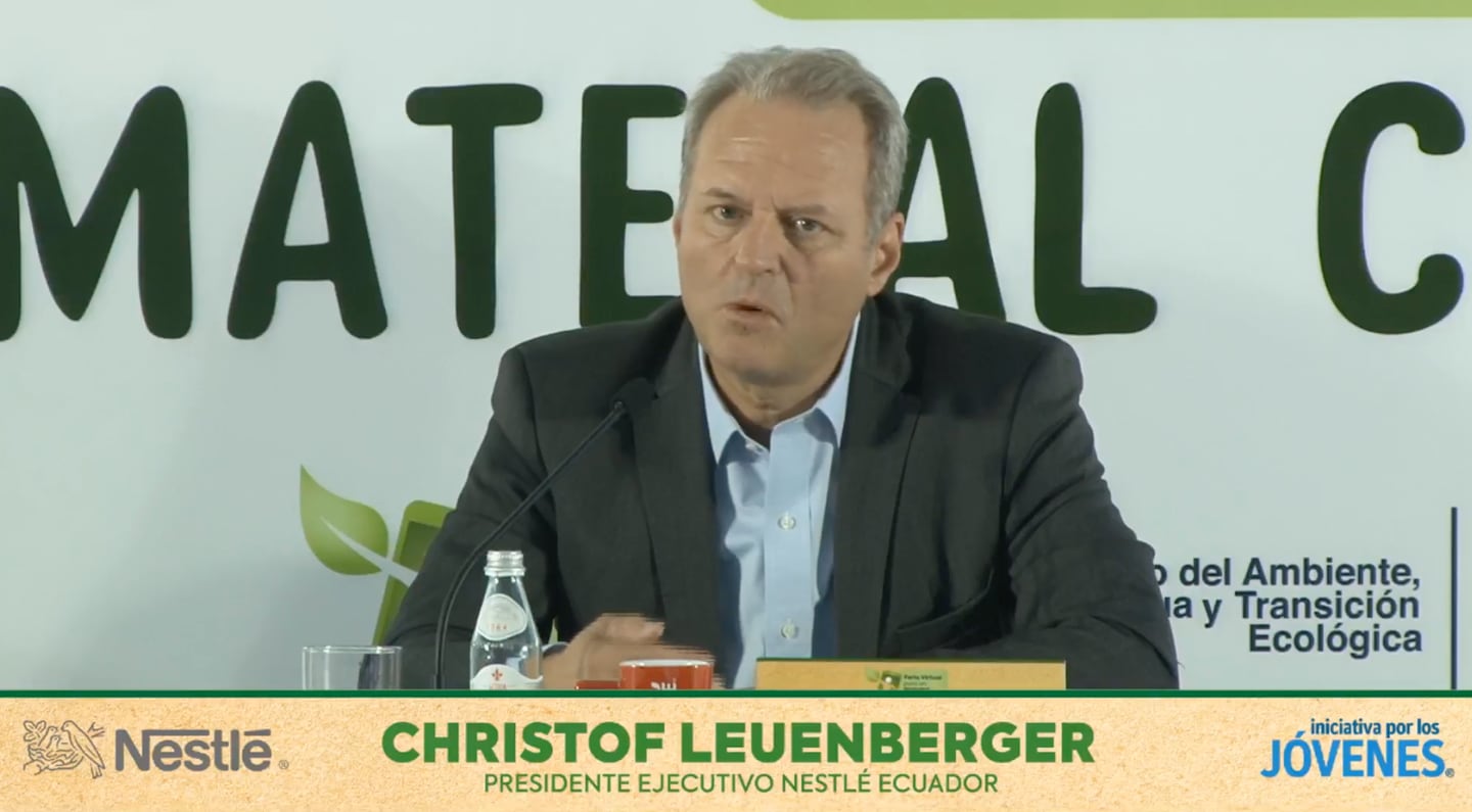 Christof Leuenberger, Presidente Ejecutivo de Nestlé Ecuador.
