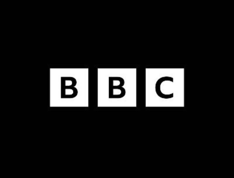 BBC logo de luto.