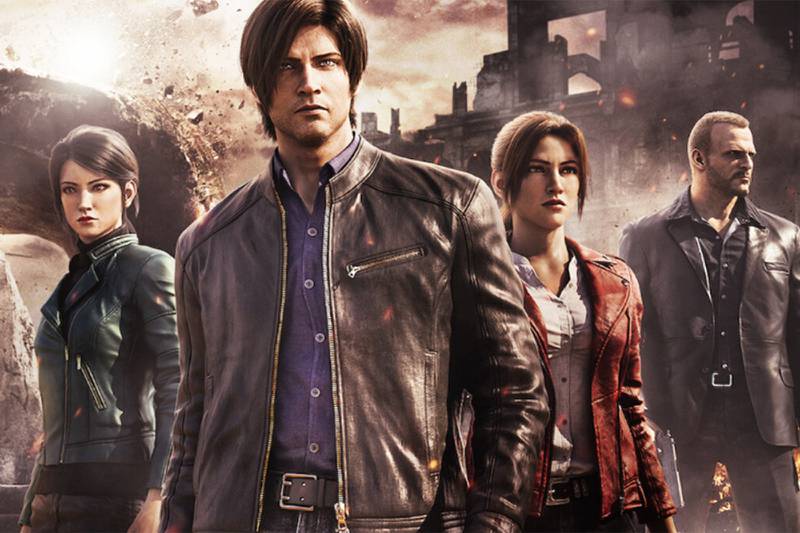 Personajes principales de 'Resident Evil' en el poster oficial de la serie.