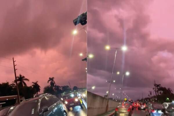 ¿A qué se debe? Guayaquil y el extraño color del cielo que cautivó en medio de las lluvias