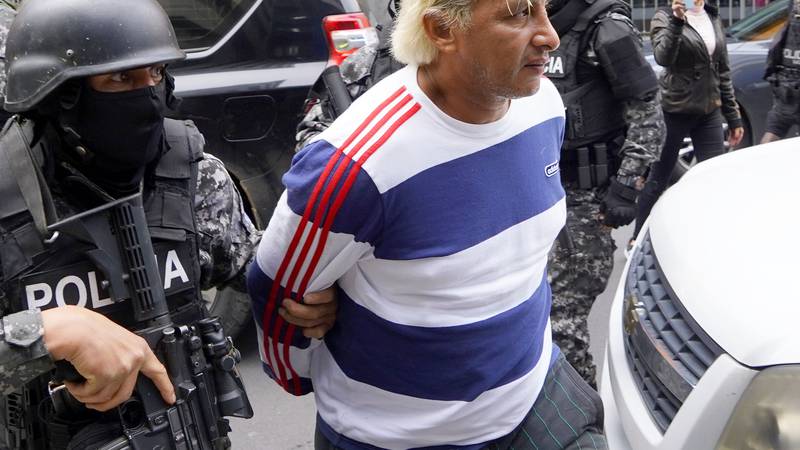 A Fabricio Colón Pico se le dictó prisión preventiva al igual que para otras personas detenidas en la finca de Puerto Quito