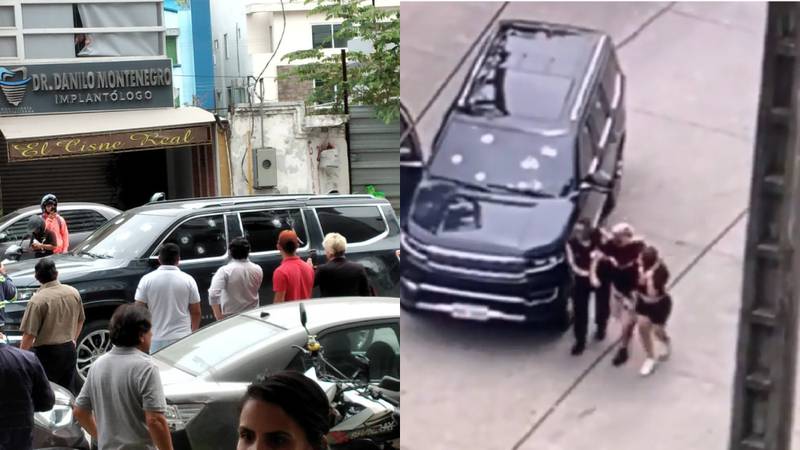 Los aterradores antecedentes penales del hombre que fue atacado en su carro blindado en la Kennedy, Guayaquil