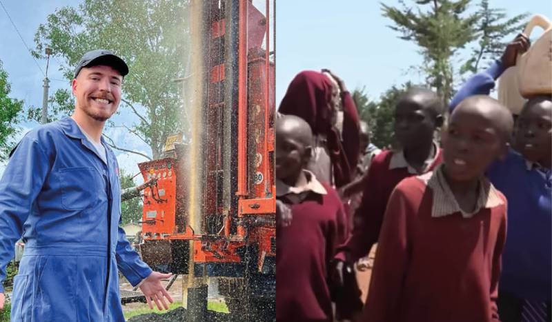 MrBeast: la fortuna que destinó para construir pozos de agua en África