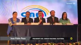 CNE proclama resultados oficiales de elecciones en Ecuador