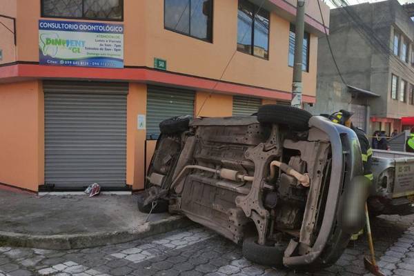 Seis menores de edad afectados tras accidente de tránsito en el sur de Quito